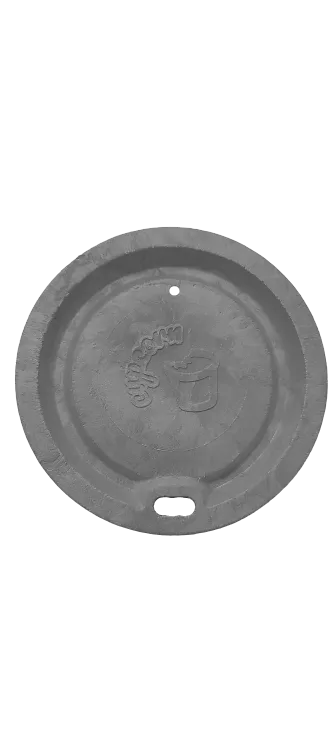 Thumbnail: Disposable cornstarch lid for cups