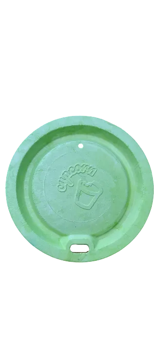 Thumbnail: Disposable cornstarch lid for cups