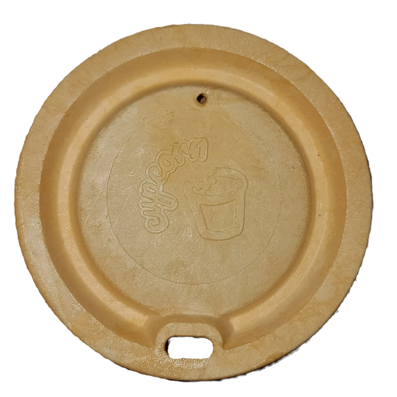 Thumbnail: Disposable cornstarch lid for cups